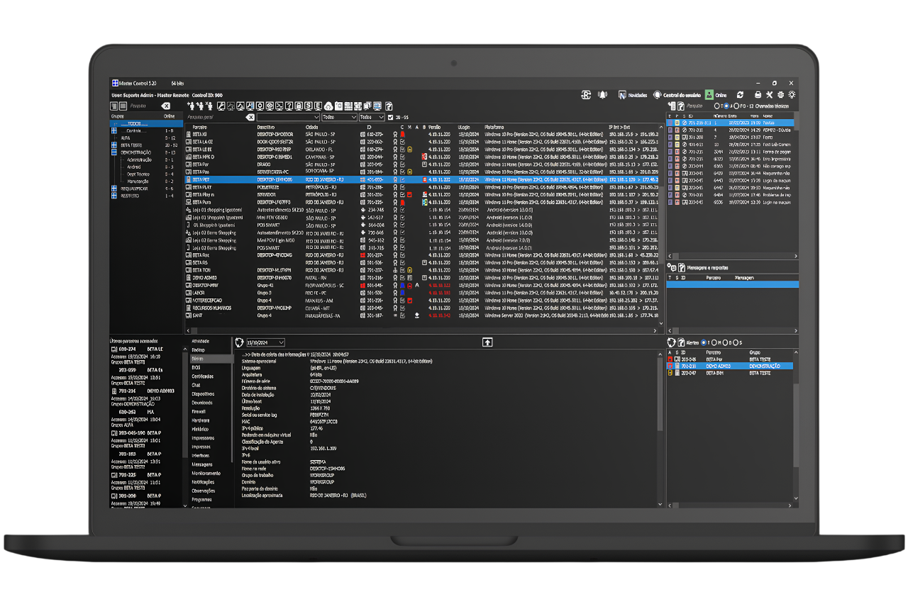 Master Control — Software de Acesso Remoto Profissional